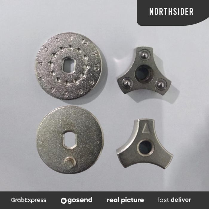 Knob Dan Plat Adjusment Grinder Kopi Js-20 1 Set #Gratisongkir