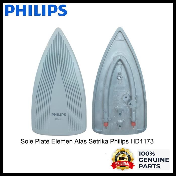Philips Setrika Sperpart Sole Plate Alas Elemen Pemanas Hd1173