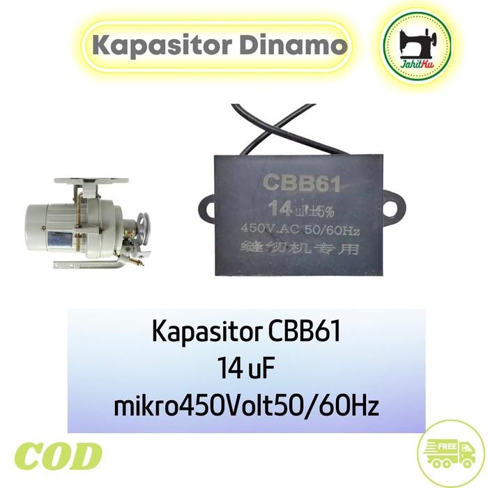 [Expert] Kapasitor Dinamo Mesin Jahit Dan Mesin Obras Industri CBB61