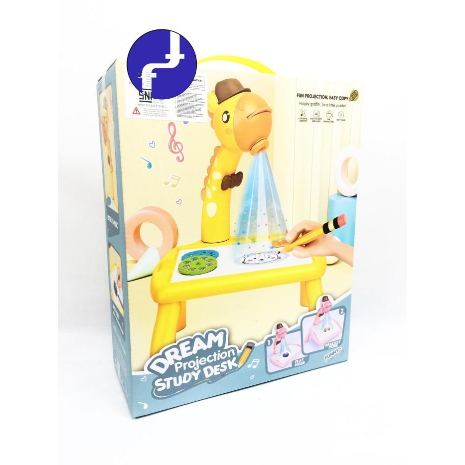 

HOT SALE! Mainan Anak Meja Belajar Proyektor Menggambar DREAM PROJECTION STUDY