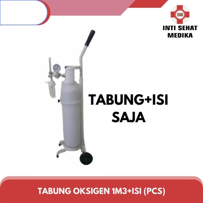 Paket Tabung Oksigen 1M3 Lengkap / Tabung Oksigen 1 Set Siap Pakai