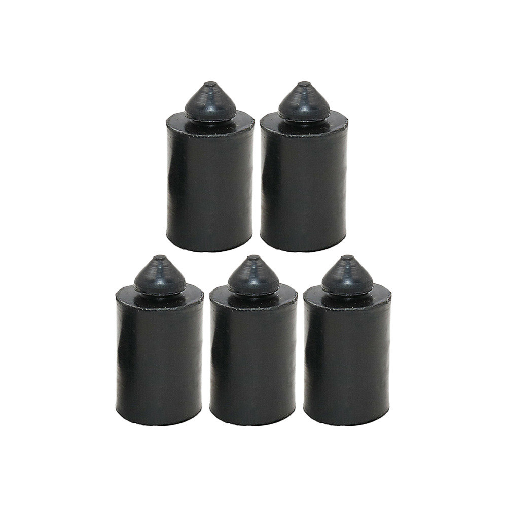 IMPORT 5Pcs Black Rubber Car Trunk Lid Protector Rubber Buffer Hood Bumper Door Overslam Shock
