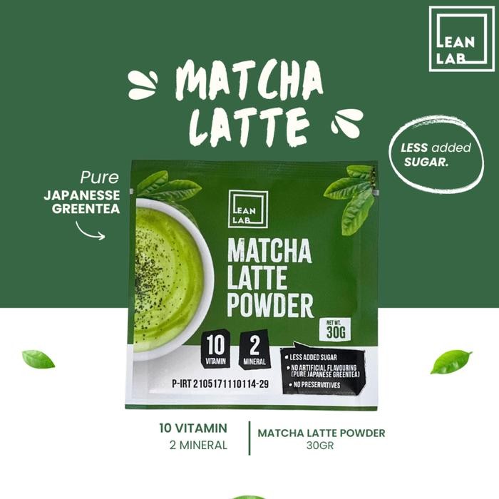 

New Leanlab Bubuk Minuman Matcha Latte Premium Drink Powder 30g sachet