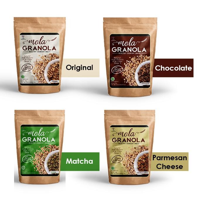 

New Granola Mola Makanan Sehat Diet Murah Makanan Sarapan Sereal