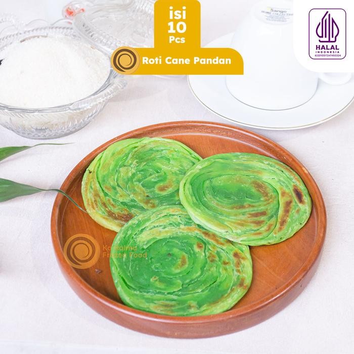 

New ROTI CANE PANDAN isi 10 Pcs / Canai / Maryam / Konde isi 10