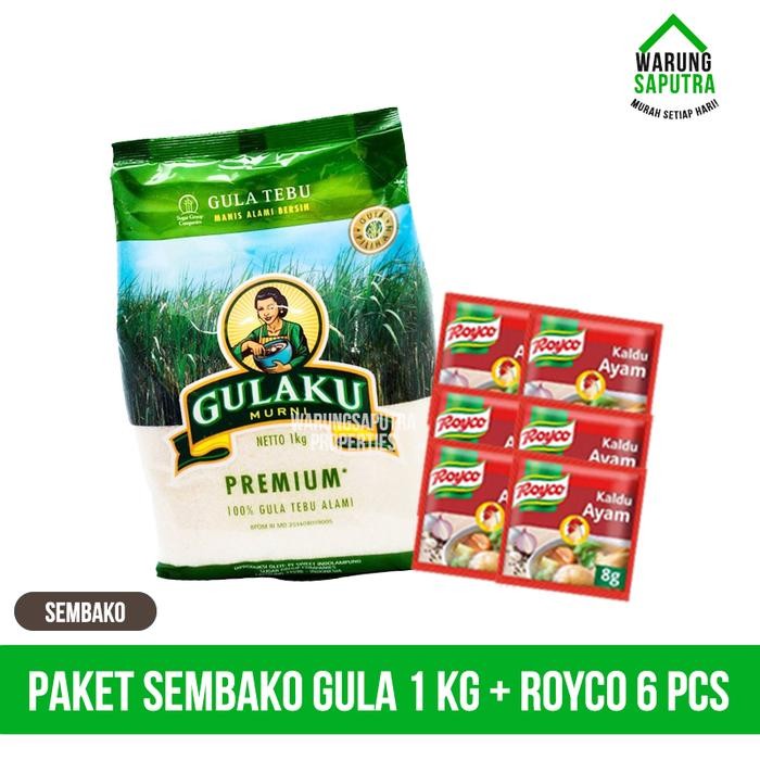 

Paket Sembako Hemat Gula Gulaku 1 Kg + Royco 8g 6 Pcs