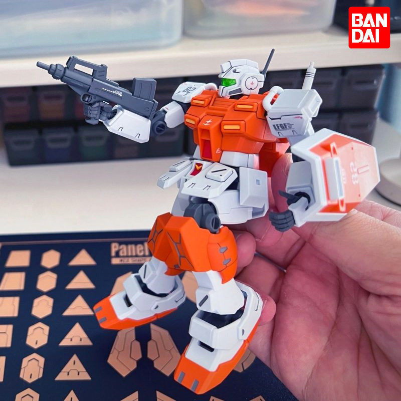 Original Genuine PB Limited MG 1/100 Gundam Assembly Model RGM-79 Powered GM Ver. Anime Action