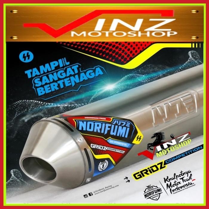 Knalpot Norifumi Gridz Kompetisi Motor Motorcycle Klx Crf 150 S Bf Wr 155 100%
