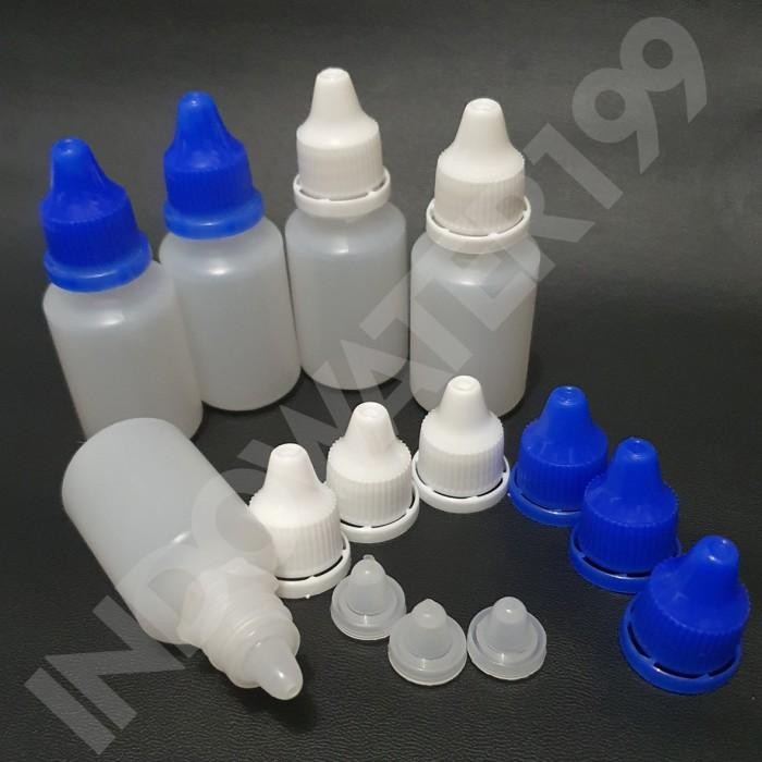 500 BUAH BOTOL TETES 30 ML BAHAN PLASTIK HDPE LDPE INDOWATER NATURAL
