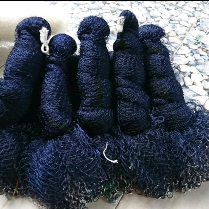 Jala lempar 9 feet nilon 2,5 meter 3/4 inci udang ikan siap pakai