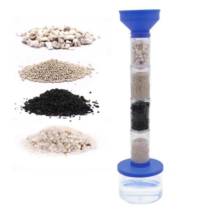 TERBARU 1SET WATER FILTER PURIFIER WATER PURIFIER PENJERNIH AIR SIMPLE WATER FILTER PURIFIER KIT