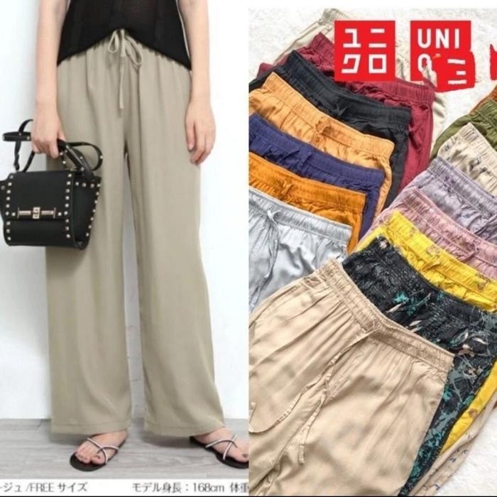 celana kulot uniqlo wanita