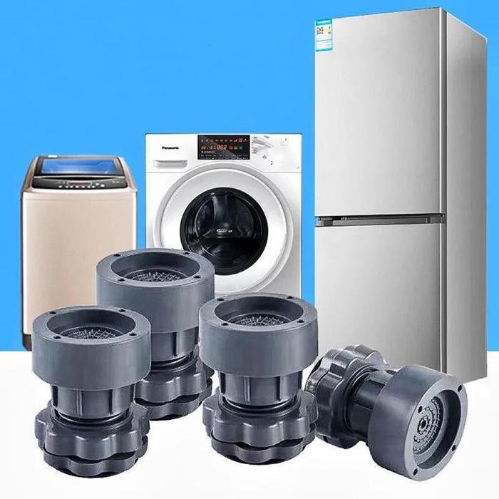 Terlaris Bantalan Kaki Mesin Cuci 4 Satu, Alas Kaki Mesin Cuci Tinggi Yang Dapat Disesuaikan Tahan