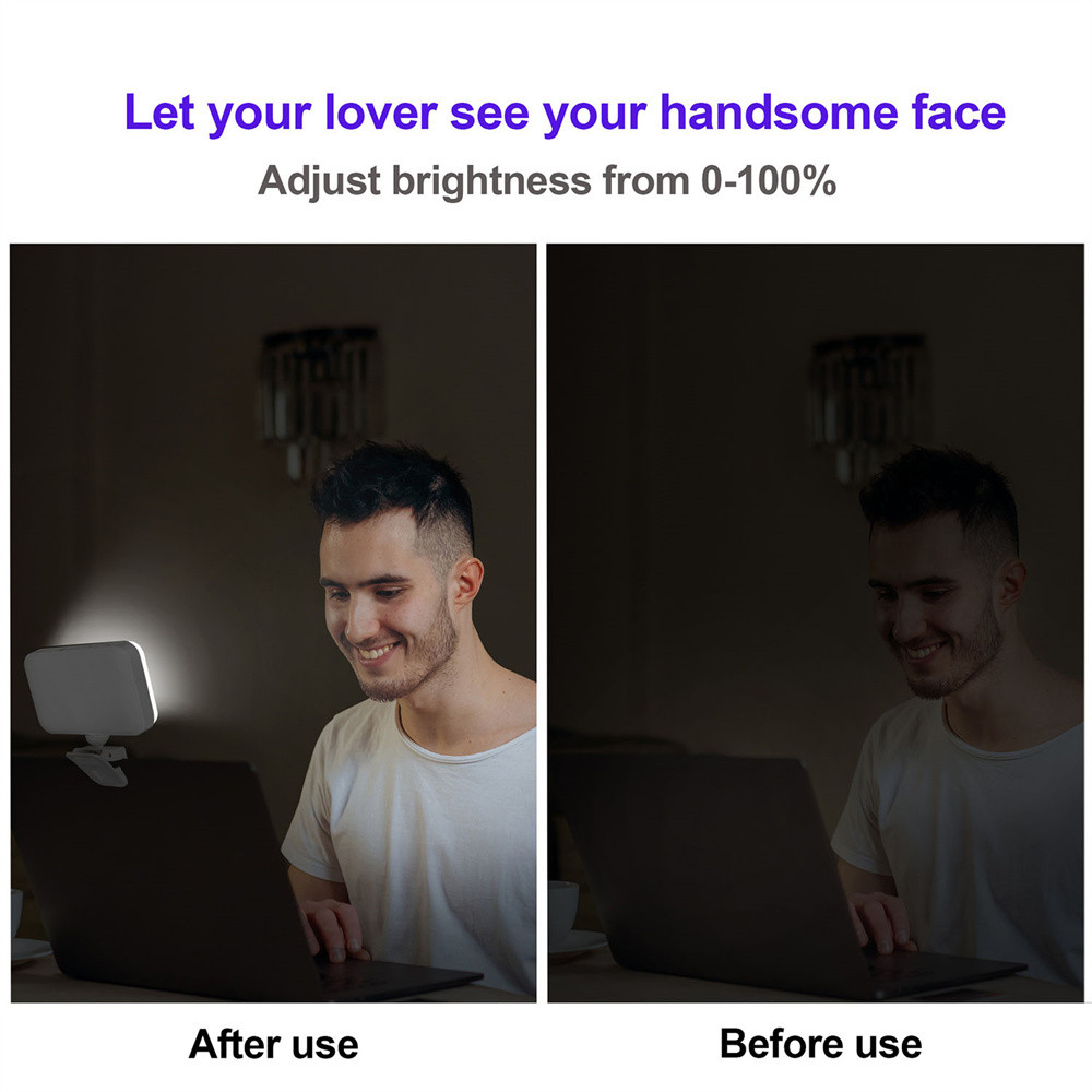 Photography Makeup Selfie Light Clip-on LED Light for LED Video Light Panel Selfie Video Conference
