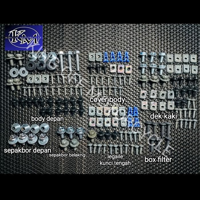 Cod Baut All New Honda Pcx 160/Baut Body Lengkap Honda All New Pcx 160Cc