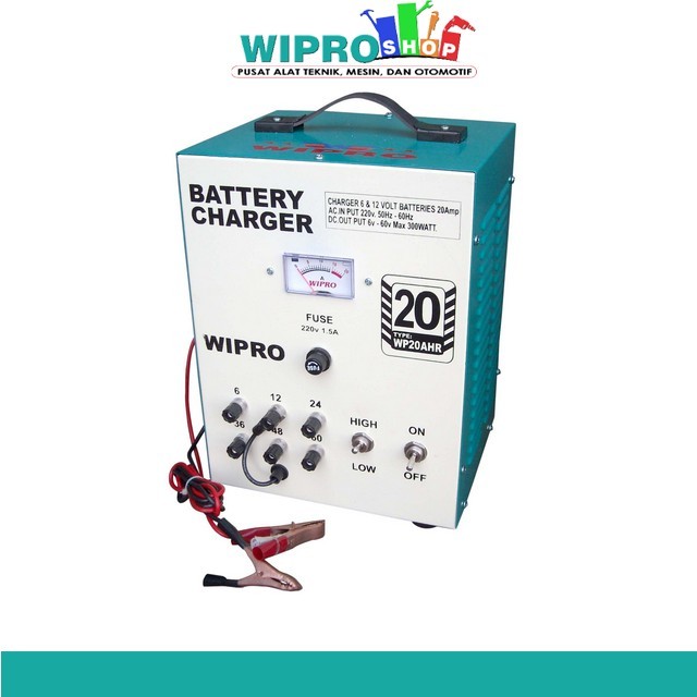 WIPRO Battery Charger AHR Regular 20Amp(6 -60V)