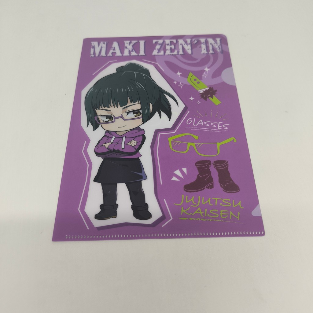 Official Mini Clear File Jujutsu Kaisen Zenin Maki