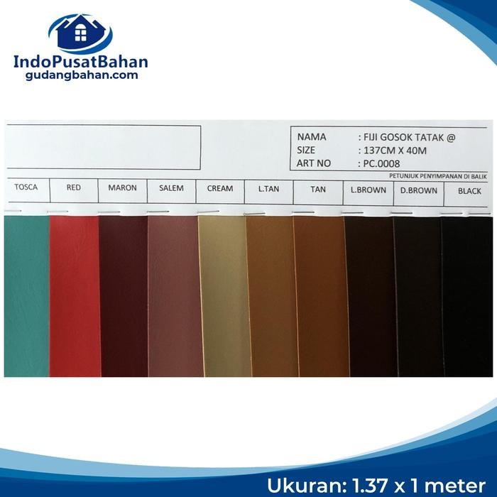 PVC LEATHER / SYNTHETIC LEATHER / KULIT IMITASI - FIJI GOSOK TATAK