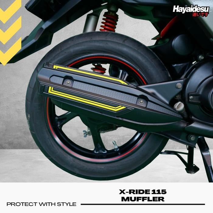 Hayaidesu Xride 115 Body Protector Muffler Knalpot Cover
