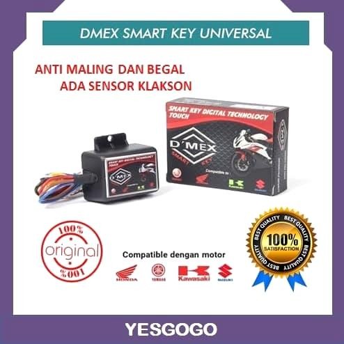 Dmex Smart Key Sensor Klakson Motor Pengaman Anti Maling Begal