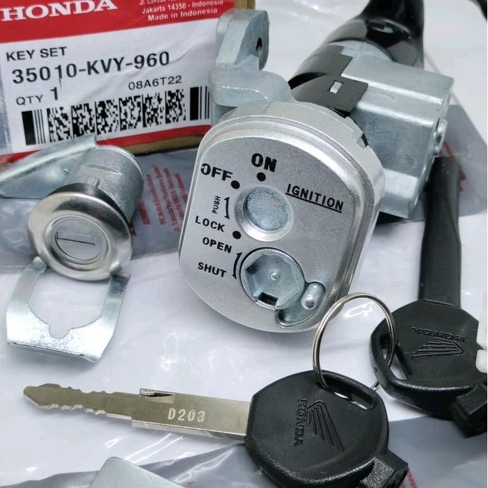 Kunci Kontak Kvy Honda Beat Karbu Bear Lama Orii