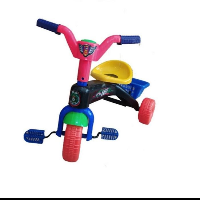 Sepeda dorong anak roda tiga / sepeda DS roda tiga meriaah