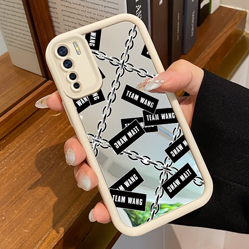 Casing Hp Untuk OPPO A91 OPPO F15 OPPO Reno 3 Case Casing pola Rantai Kasing HP Kesing pelindung Sil