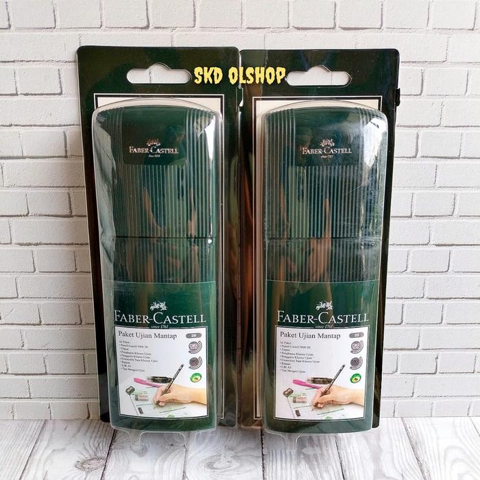 

FABER CASTELL EXAM SET MANTAP PAKET UJIAN TEMPAT PENSIL HIJAU