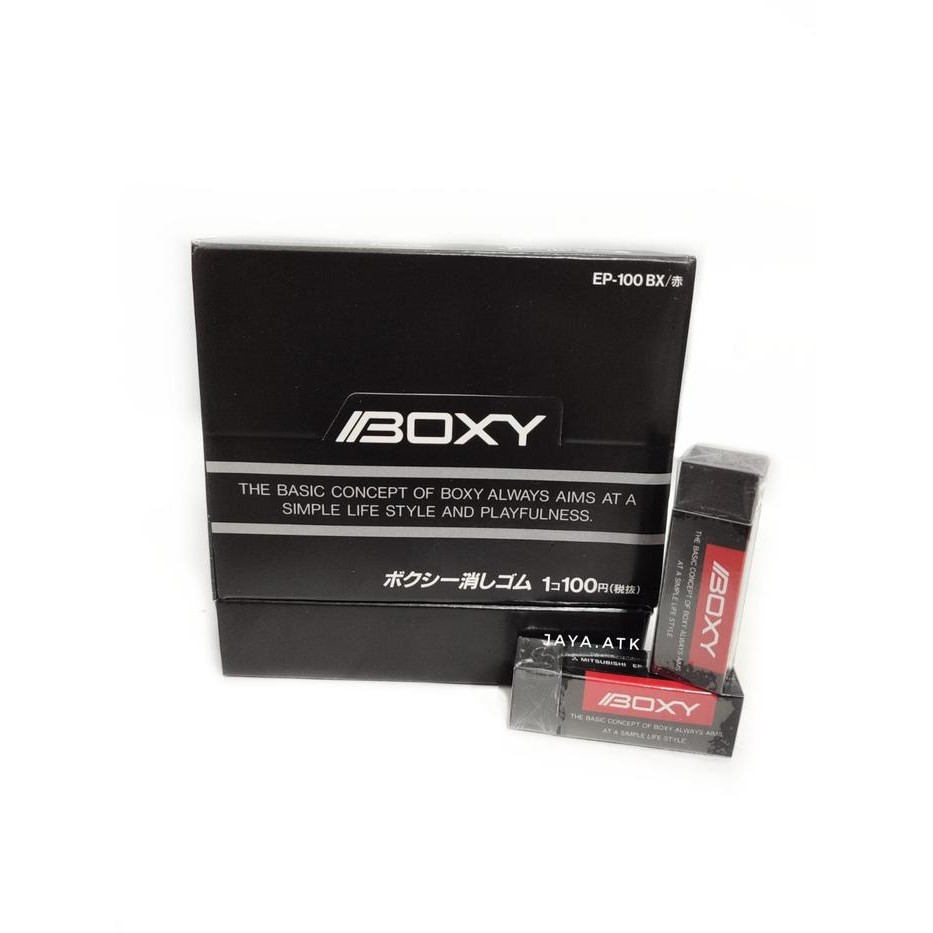 

PENGHAPUS PENSIL HITAM STIP BOXY EP-100 BESAR MITSUBISHI ERASER BLACK