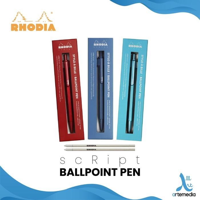 

Pulpen Rhodia ScRipt Ballpoint Retractable Pen Bolpen
