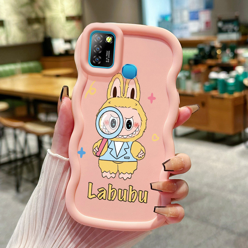Casing HP Untuk Infinix Smart 5 Smart 6 Ram 3 Case kaca pembesar Boneka  Kesing Cesing lunak Silikon