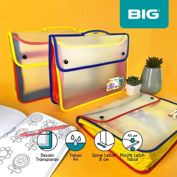 

BIG Bimbel Bag/ Tas Bimbel/ Map Dokumen Kancing 2/ School Bag/ Tas Sekolah/ Tas Kancing 2/ Folio/ F4
