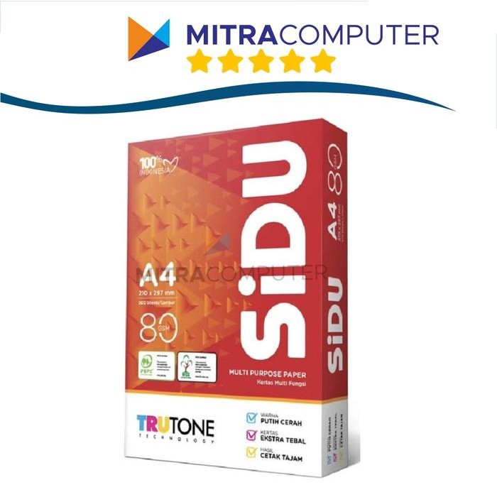 

SIDU Kertas HVS A4 80gram