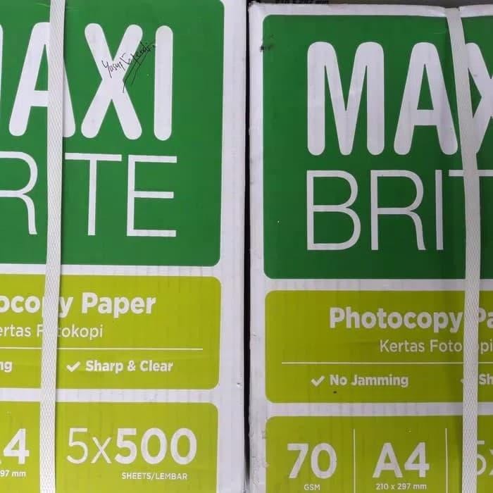 

kertas hvs a4 70gr maxibrite/rim