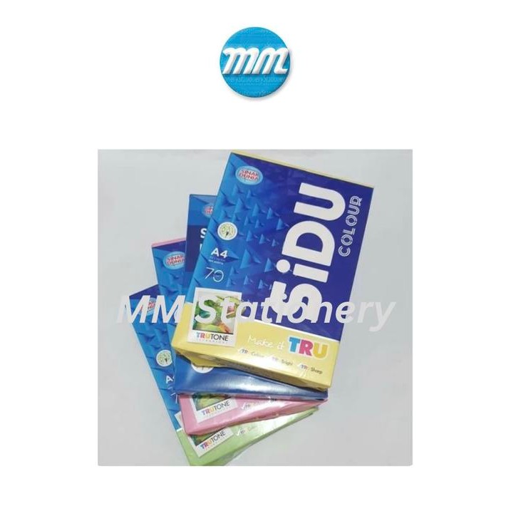 

Kertas HVS Warna Sidu a4 70gr