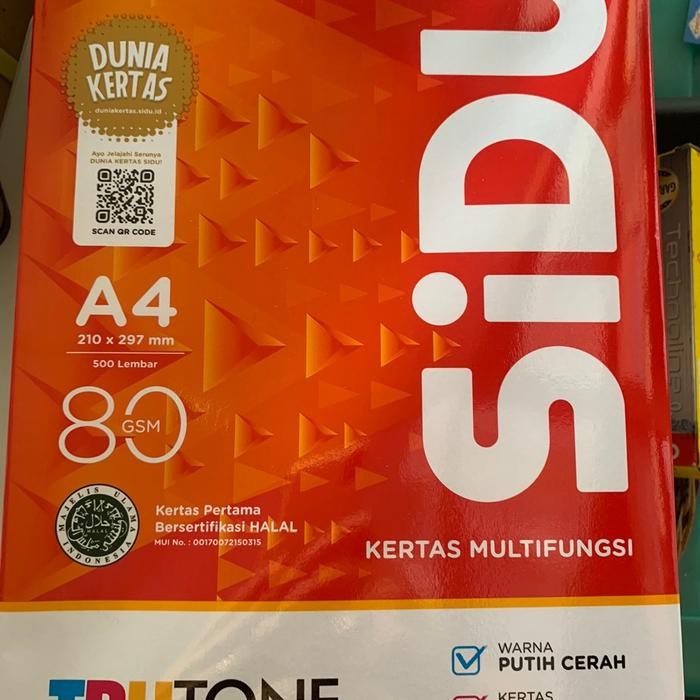

HVS 80 gram A4 SIDU (Sinar Dunia)