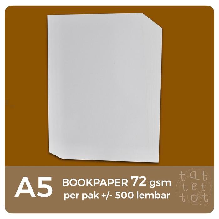 

KERTAS IMPERIAL A5 72 GSM BOOKPAPER BULKY A5 KREM