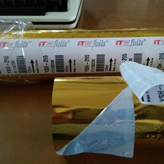 

Foil hotprint stamping ITW YSH 295 untuk plastik map setara gloze sw