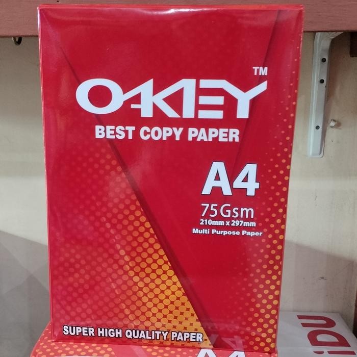 

Kertas HVS Okey A4, 75gsm (per RIM)