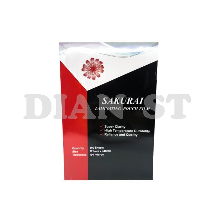 

Plastik Laminating Sakurai Folio F4 - Pak