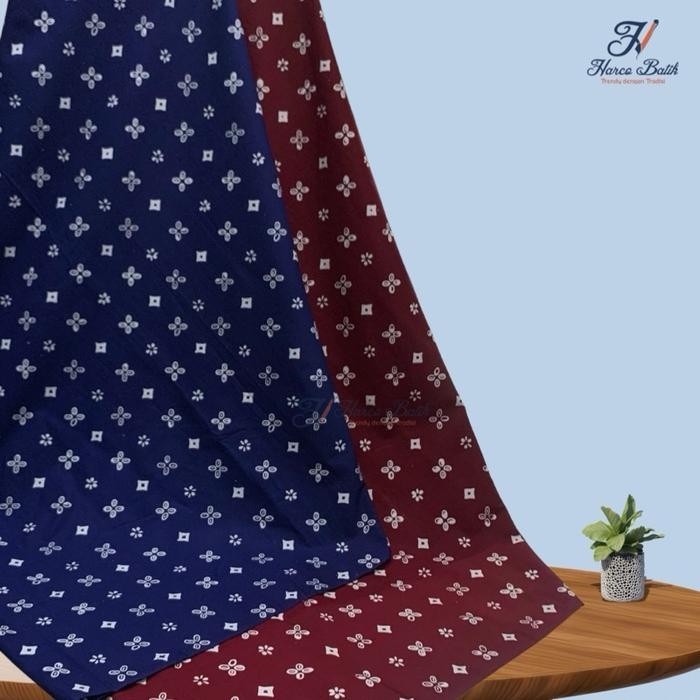 

kain Batik Cap Modern - Motif Truntum Diamond - Asli Pembuatan Tradisional Hand Made - Harco Batik