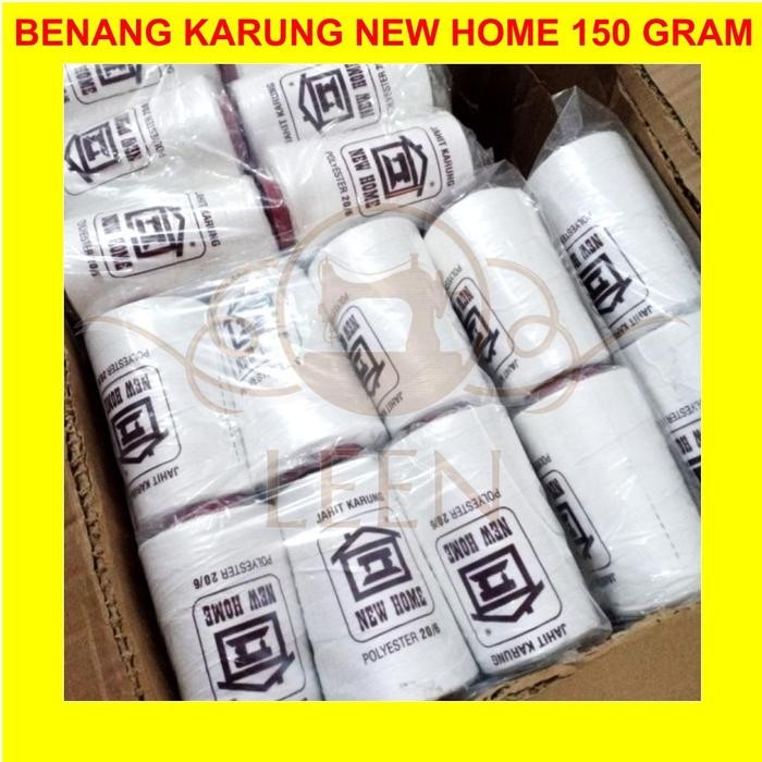 

Benang Karung New Home 150 gram Lusin / Dos Jahit Polyester LEEN
