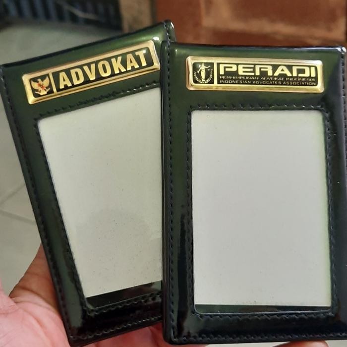 

Name tag advokat / dompet id card kantong