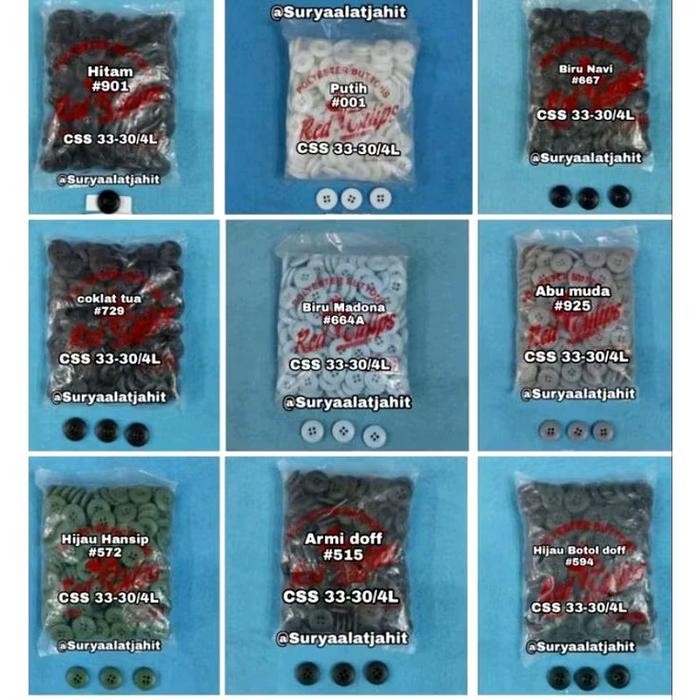 

Kancing kamra/jengkol/Chinos (30L/4) CSS-33 @144pcs