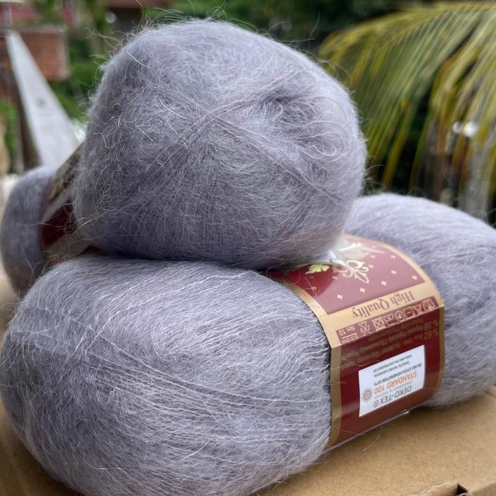 

Benang rajut premium Alize Kid Royal wool mohair crochet knitting yarn