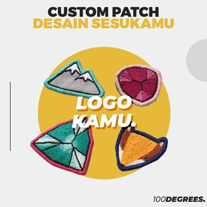 

CUSTOM PATCH LOGO EMBLEM BORDIR KOMPUTER DESAIN SUKA SUKA