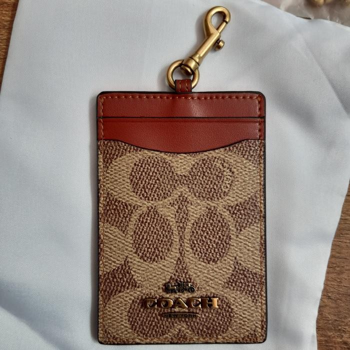 

Name Tag Holder Lanyard Gantungan ID Card Metal Logo