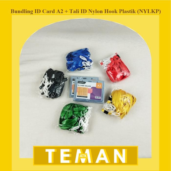 

Bundling ID Card A2 + Tali ID Nylon Hook Plastik - Dataflex (NYLKP)