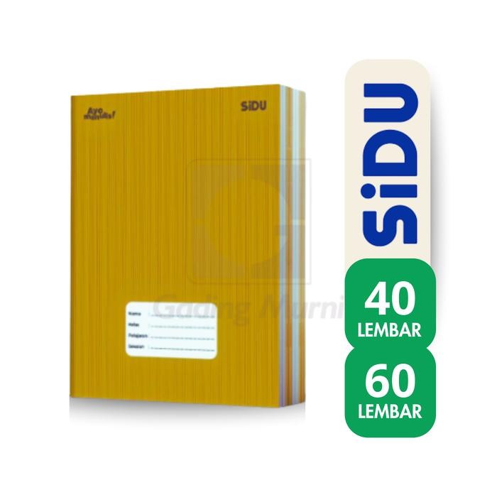 

(BISA INSTAN) Buku Tulis Sinar Dunia / SIDU Kraft Sampul Cokelat 40 Lembar 60 Lembar Ukuran Kwarto