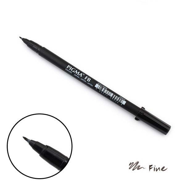 

Sakura Pigma Professional Brush Pen - Fine - Black
